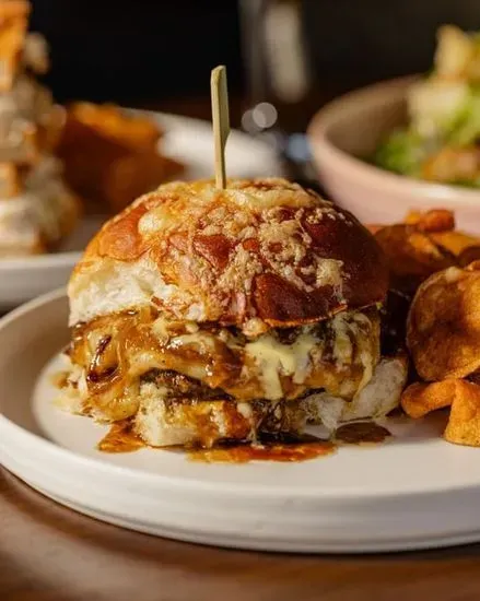 French Onion Burger