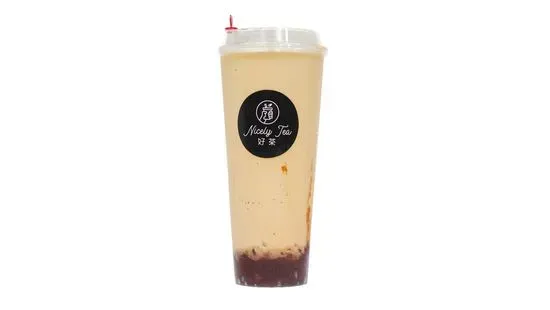 Red Bean Milk Tea