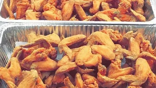 75 Whole chicken wings with fries 