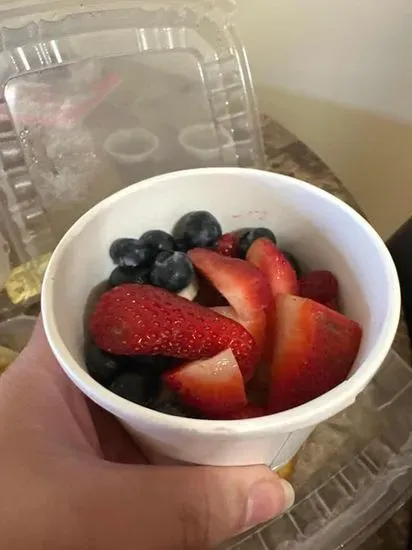 FRESH BERRIES AND BANANA