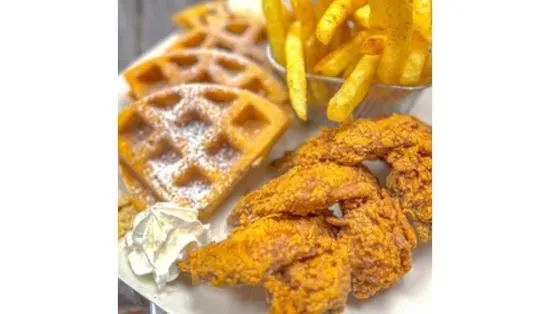 Regular Chicken & Waffles Meal