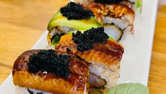 Dragon Roll (inside out)