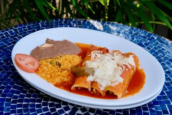 Enchiladas Rojas Dinner