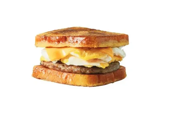 FRENCH TOAST SLIDER (Sausage, Egg & Cheese)