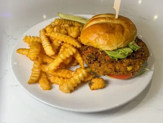 Sweet Potato & Quinoa Burger