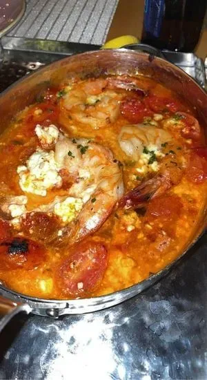 Shrimp Saganaki