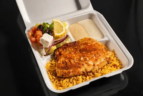 Grilled Tilapia Fish platter