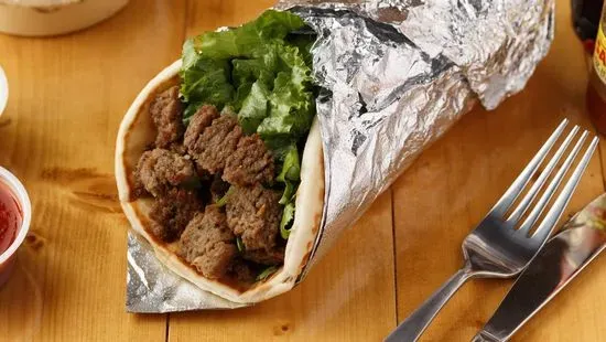 TEXAS cut gyro (LAMB) wrap 