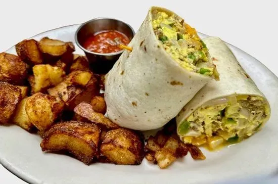 Chipottle, Steak & Egg Burrito