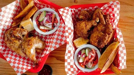 BUCKET-HALF FRIED HALF FIRE ROASTED