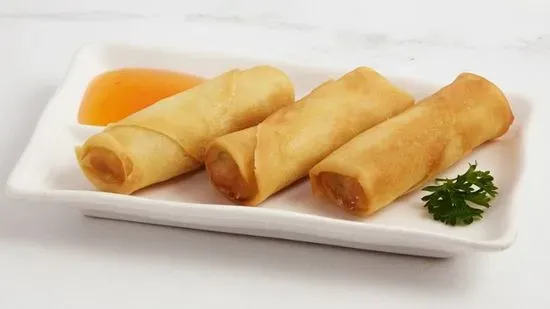 Vegetarian Fried Spring Rolls