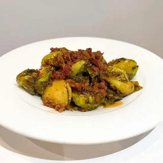 Miso Bacon Brussel Sprouts