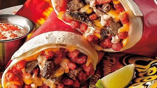 Flamin hot burrito ground beef 