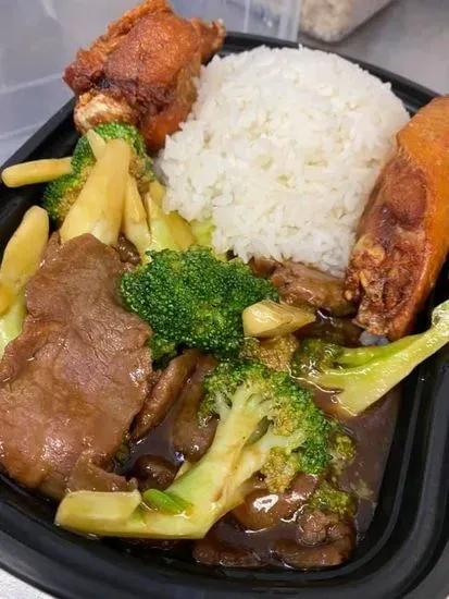 L> Broccoli in oyster sauce