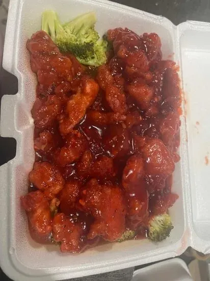 General Tso’s chicken (spicy)