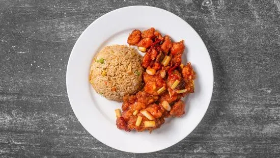 Orange chicken (spicy)