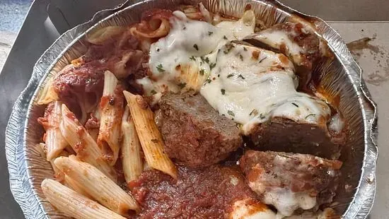 Baked Ziti with Meatballs