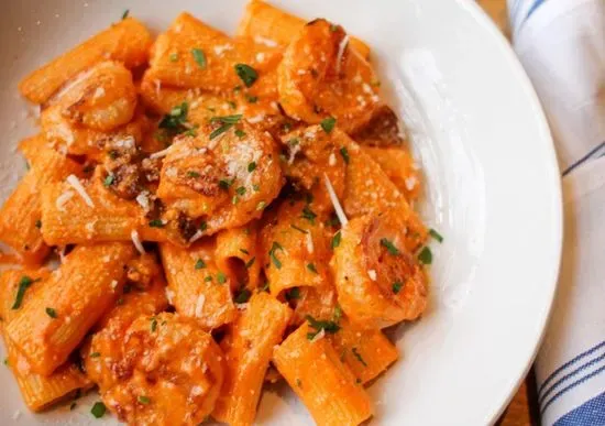 Rigatoni Shrimp Pasta