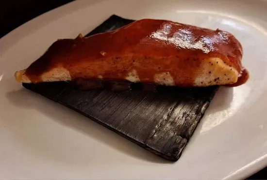 Cedar plank salmon