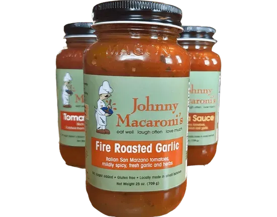 Jar of Fire Roasted Garlic Sauce