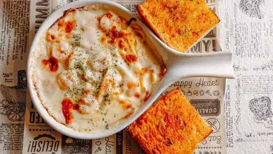 Baked Shrimp Alfredo