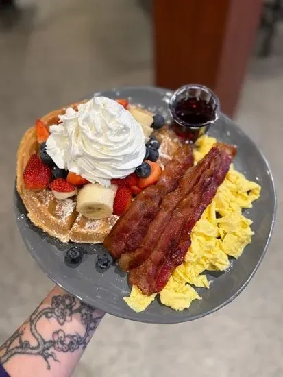 Sweet/Savory Waffle Combo