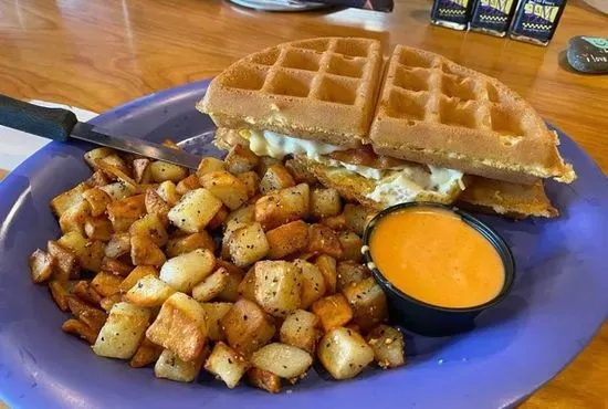 Waffle Breakfast Sandwich