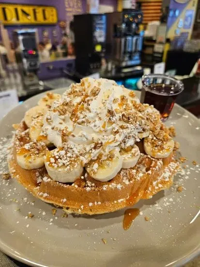 Banana Caramel Crunch Waffle