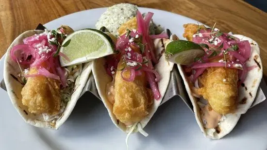 Baja Fish Tacos  -Cod