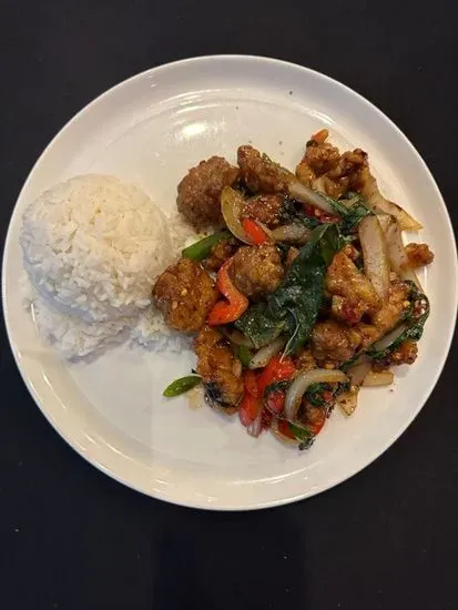 Crispy Chicken Basil