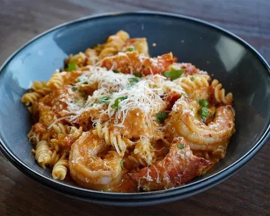 Lobster and Shrimp Pasta