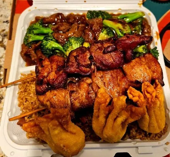 D13. Beef with Broccoli (Combo Platter)