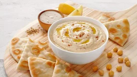 32 oz. Bowl of Hummus. Chose from Classic & Red Pepper Roasted