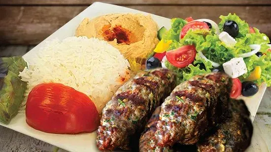 Beef Kofta & Chicken Sheesh Kebab Mix Platter