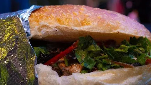 Mushroom Shawerma Sandwich