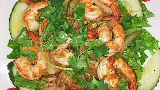 Stir-Fried Shrimp Salad