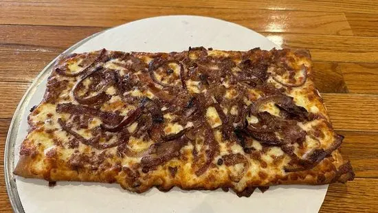 Caramelized Onion and Bacon Flatbread