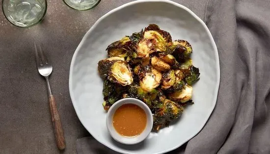 Fried Miso Brussels Sprouts