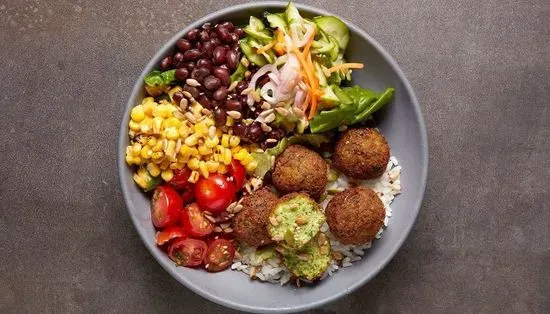 Edamame Falafel Bowl