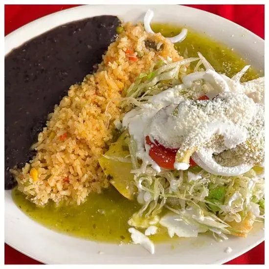 Enchiladas con Queso