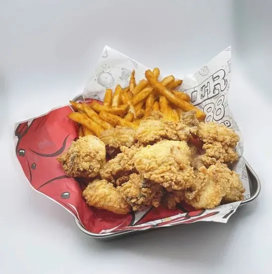 F4. Fried Oyster Basket (10)