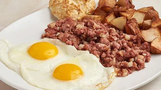 Corned Beef Hash & Eggs