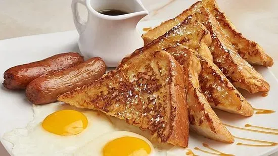 Caramel French Toast & Eggs