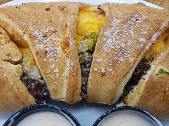 Green Chili Calzone