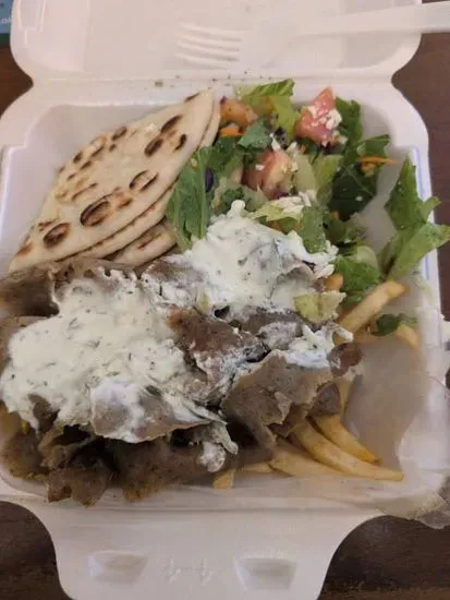 Gyro & Fries Platter