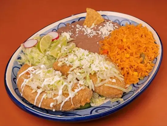 2pc Cheese Empanada Dinner 