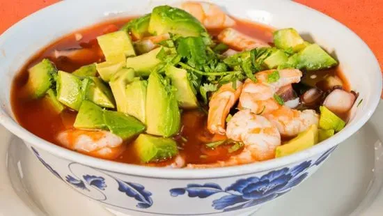 Cazuela de Ceviche de Camarón / Shrimp Ceviche Casserole