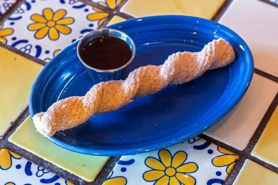 Churro with Chocolate Sauce