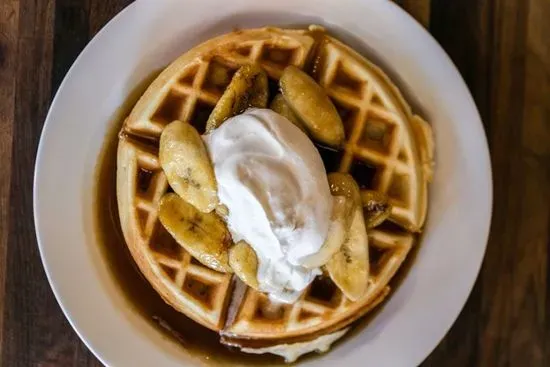 Bananas Foster Waffle