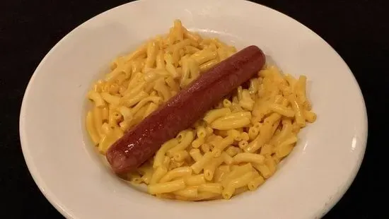 Kids Mac n Cheese with Hot Dog